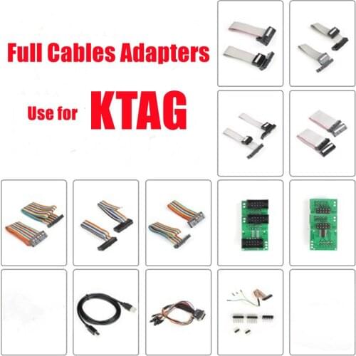 Full Set Cables for FW V7.020 V2.25 ECU Flash Programmer Without Host