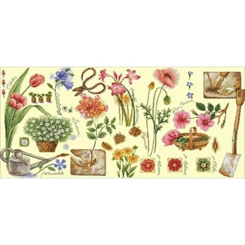 Garden patterns Counted Cross Stitch 11CT 14CT 18CT DIY Chinese Cross Stitch Kits Embroidery Needlework Sets