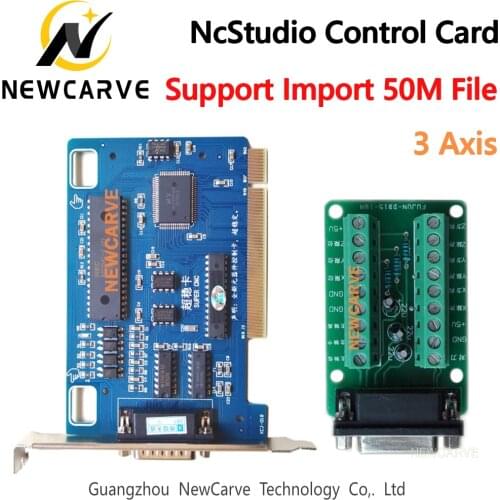 CNC 3 Axis Ncstudio Control System Support 50M Large File For CNC Router 5.4.49 /5.5.55 English Version NEWCARVE