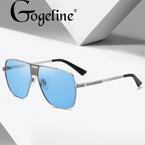 New Fashion Big Square Polarized Sunglasses for Women Men High Quality Retro Metal Frame Sun Glasses Vintage Gafas Oculos