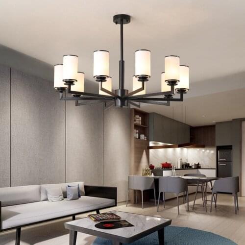 Nordic Modern Creative Chandeliers Wrought Iron Gold Plated Hanging Lights for Restaurant Living Room Lighting