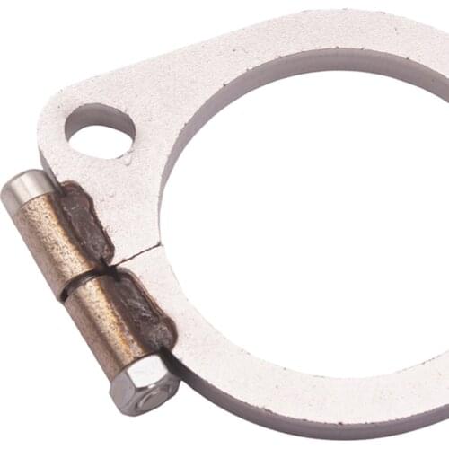Exhaust Flange, 3inch Flat Oval Split Repairing Exhaust Flange Replacement Accessory
