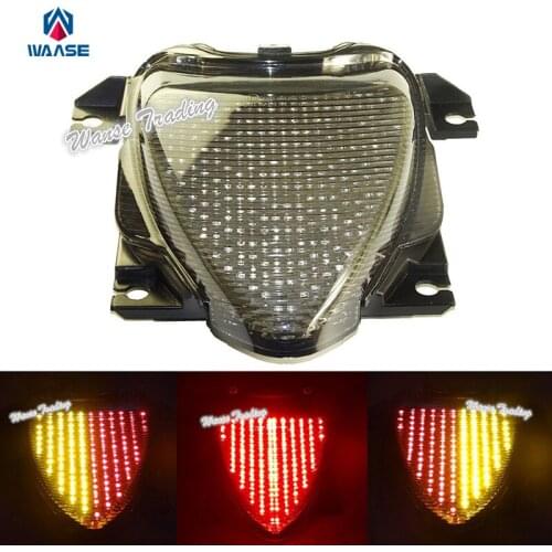 Waase For Suzuki Boulevard M109R VZR1800 M1800R 2006 2007 2008 2009-2016 E-Marked Tail Brake Turn Signals Integrated Led Light