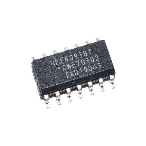 10PCS HEF4093BT SOP14 HEF4093 HCF4093 CD4093BM Logic gate Quad NAND Schmitt 2-input trigger New Original