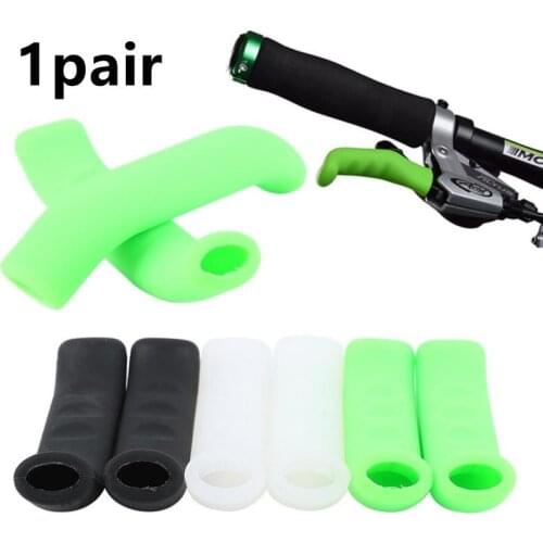 2Pcs Bicycle Silicone Gel Brake Handle Lever Cover Protection Cover Anti-slip Brake Handle Protect Sleeve Fittings Equipment