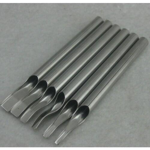 3PCS Flat/Magnum 5/7/9/11/15/17F Round 3/5 7/9 11/14 16/18 105mm Extra Long Stainless Steel Tattoo Tips Tubes Supply