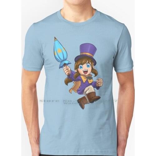 A Hat In Time T Shirt 100% Pure Cotton A Hat In Time Hat In Once Upon A Time Gaming Gamer Video Game Indie