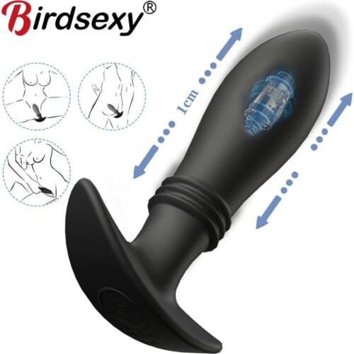 Anal Plug Vibrator for Men Prostate Massager Wireless Remote Control Wearable Silicone Butt Plug For Adults Sex Toys Women Gay