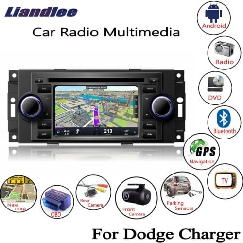 Car Radio For Dodge Charger 2006 2007 2008 Android Multimedia CD DVD Player GPS Navi Navigation System HD Screen Display TV