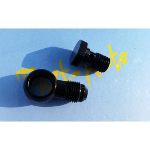 Banjo bolt M12 P1.5 M12 * 1.5 M12 x 1.5 Adapter to -6an an6 an-6 9/16-18unf fuel oil ptfe brake hose end fitting