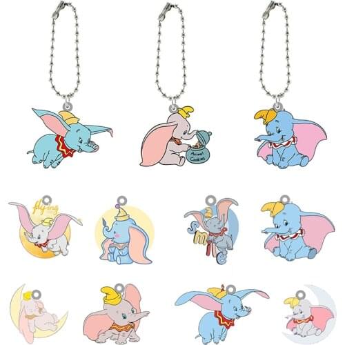 Disney Dumbo Anime Themed Keychain Cute And Cute Acrylic Doll Keychain Boys And Girls Fashion Jewelry