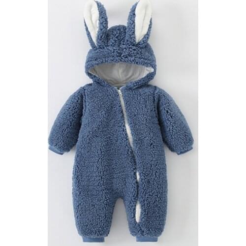 Baby Jumpsuit Winter Clothes For Baby Girls Overalls Newborn Baby Wool Costume Infants Romper For Boys Jumpsuit Toddler Clothes