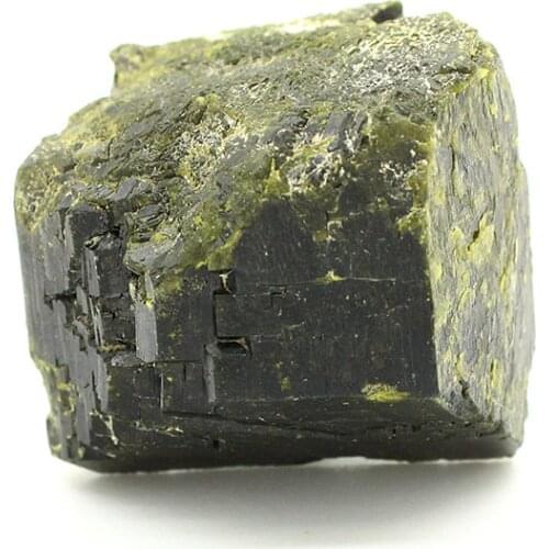 Epidote single crystal rare natural stone mineral crystal specimens teaching specimens specimen strong djls27