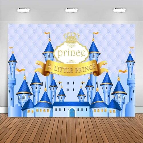 MOCSICKA Royal Castle Backdrop Photography Prince Princess Birthday Background Decoration Newborn Portrait Backdrops Photo Booth