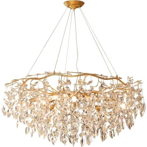2020 New K9 crystal Chandelier Post-modern Nordic style LED lamp Living Room Hotel Lobby bedroom restaurant Decor Lighting