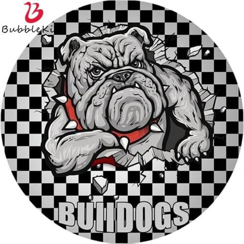 Bubble Kiss 2020 New Cute Cartoon Round Carpet for Bed Room Fashion Dog Pattern Carpet Childrens Room Baby Playing Floor Carpet