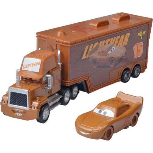 37 Style Disney Pixar Cars 3 Toys Set Lightning Mcqueen Mack Uncle Truck 1:55 Diecast Model Car Toy For Children Birthday Gift