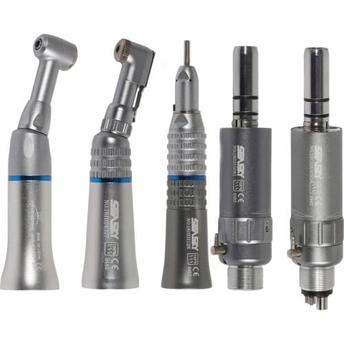 NSK Style Dental Contra Angle Straight Air Motor Handpiece 2/4-Hole E-type Connector