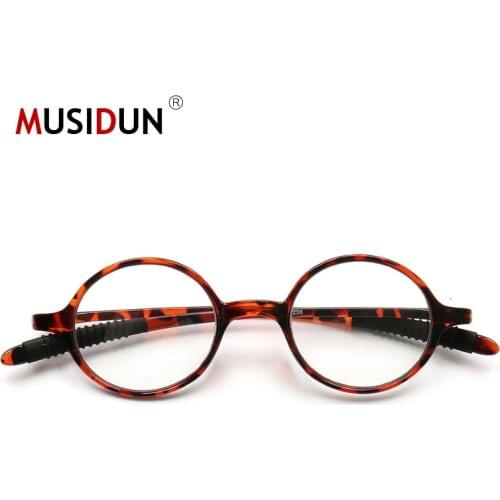 TR90 Reading Glasses Men Women Round Ultra-Light Presbyopic Eyeglasses +1.25 +1.5 +1.75 +2.0 +2.25 +2.5 +2.75 +3.0 +3.25 LH236