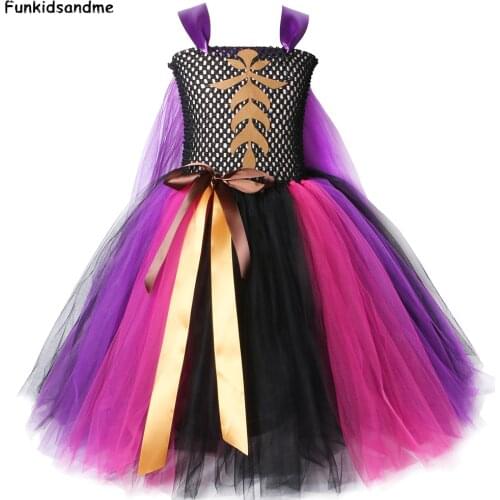 New Girls Anna Princess Tutu Dress Snow Queen Anna Cosplay Costume for Girls Carnival Dress Up Kids Halloween Party Fancy Dress