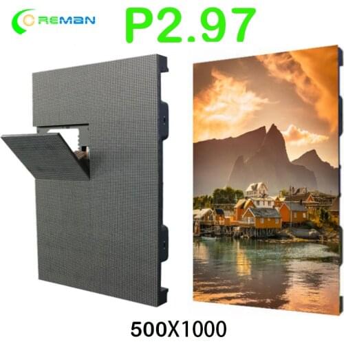 Hanging bar beam full color video led screen rental fixing HD 1920hz p3.91 p3.9 p2.97 led panel screen