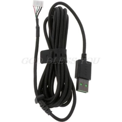 Durable Nylon Braided Line USB Mouse Cable Replacement Wire For Razer DeathAdder Elite Wired Gaming Mouse Drop Shipping
