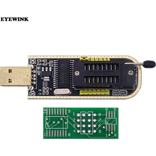 1pcs CH341A 24 25 Series EEPROM Flash BIOS USB Programmer with Software & Driver