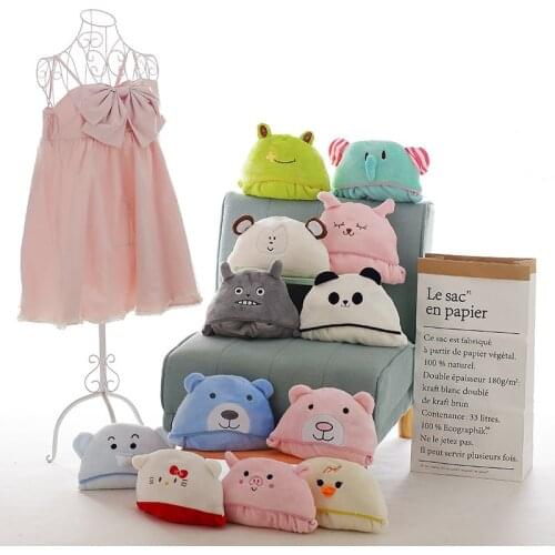 Dropshipping Cotton Baby Beach Child Bathrobe Towels Cloak Cape Infant Wearable Animal Coral Blanket Hooded 80*100cm Towel