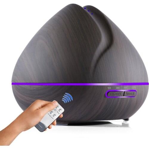 2018 New Remote Control Essential Oil Diffuser Aromatherapy Air Humidifier 7 Smooth LED Light Ultrasonic Aroma Diffuser