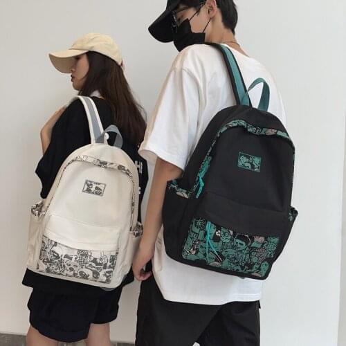 Junior High School Student Schoolbag Female Korean College Student Backpack Simple Harajuku Ulzzang Backpack
