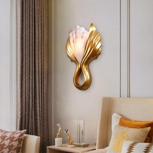 High Grade Modern Curved Metal Hotel Hall Wall Light Living Room Fixtures Corridor Led Wall Lamp Retro Desig Creative Wall Lamp