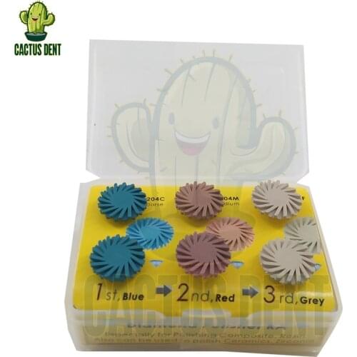 Dental Abrasive Instrument Diamond Polisher Composite Polishing Wheel Kit RA Burs Contra Angle for Resin Zirconia Ceramic Veneer