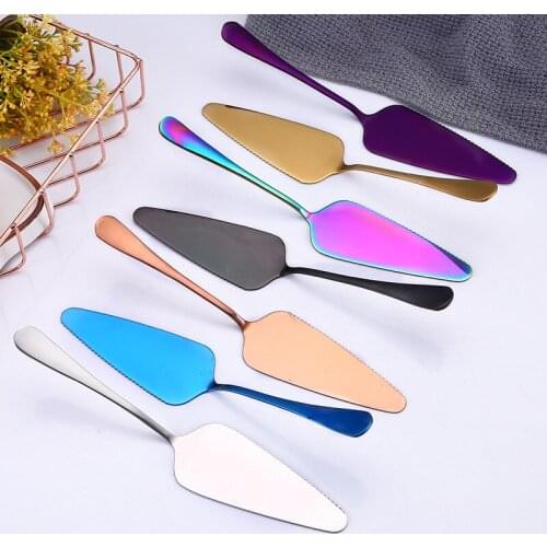 Stainless Steel Triangle Western Cake Shovel Pizza Cheese Knife Kitchen Baking Pastry Spatulas Pie Pizza Cake Cutter