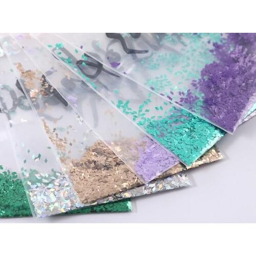 12 Packs Symphony Colorful Sparkle Glitter Sequins Cosmetic Festival Chunky Glitters Iridescent Flakes Cosmetic Paillette Decal