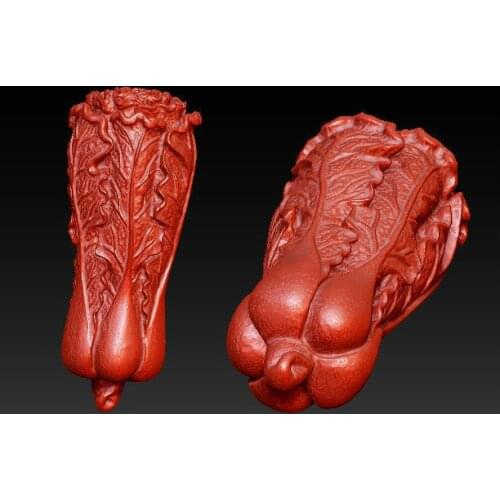 3D model for cnc 3D carved figure sculpture machine in STL file format The Chinese culture, Chinese cabbage