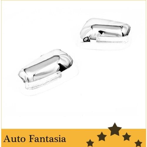 Chrome Side Door Mirror Cover w/LED for Toyota Rav4 01-05- Free shipping