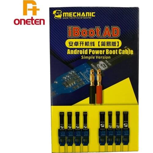 MECHNIC IBoot Power Cable AD Android Phone Repair For Samsung Huawei Xiaomi OPPO VIVO MEizu Boot Line DC Power Supply Test Cable