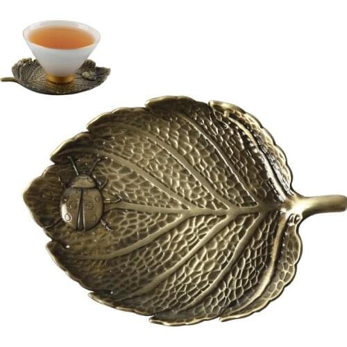 Creative Tea Trays Hot Insulation Plate Pad Tea Ware Teapot Trivets Teapot Table Heat Resistant Protector Leaf Shape Tea Tools