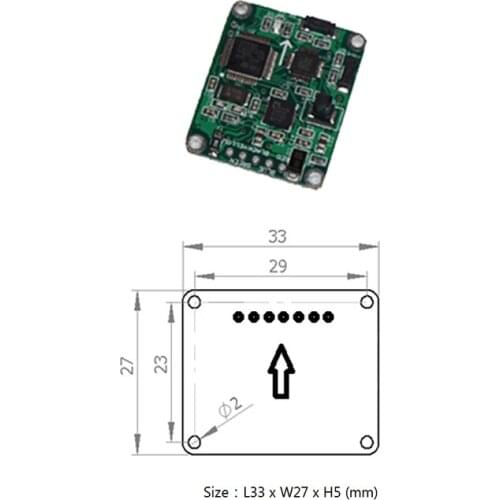 LEC310 3D Electronic Digital Compass Module clinometer Sensor Accuracy 2 Degree(RS232 RS485 TTL Modbus Option) Vehicle detection