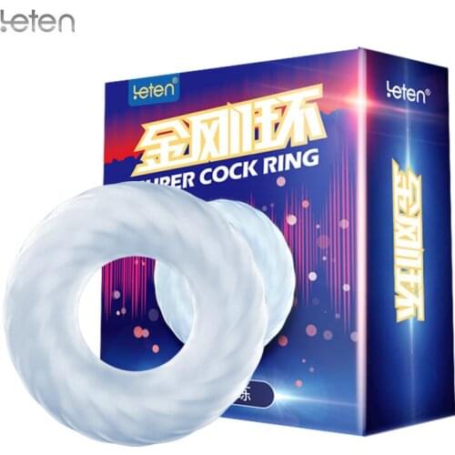 Leten Penis Lock Bondage Cock Ring Delay Ejaculation Erotic Sex Toy For Men