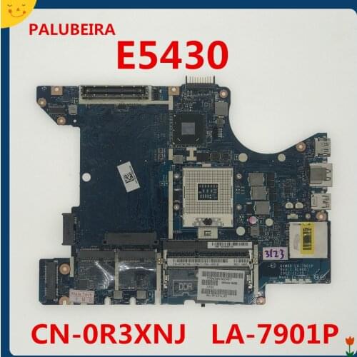 PALUBEIRA CN-0R3XNJ 0R3XNJ R3XNJ FOR DELL Latitude E5430 laptop motherboard QXW00 LA-7901P REV:1.0(A00) mainboard NOTEBOOK PC