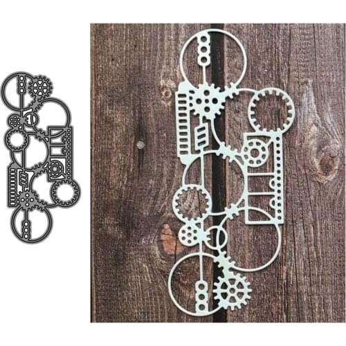AddyCraft Metal Cutting Dies gear Stencils for DIY Scrapbook Photo Album Paper Card Decorative Craft Embossing Die new