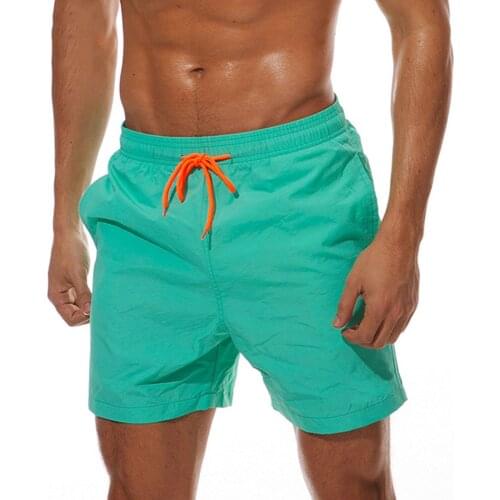 2020Brand Pocket Quick Dry Swimming Shorts For Men Swimwear Man Swimsuit Swim Trunks Summer Bathing Beach Wear Surf