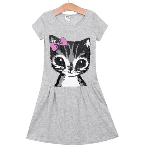 New Kids Baby Girls Summer Short Sleeve Dress Girl Princess Party Tutu Dress For Toddler Infant