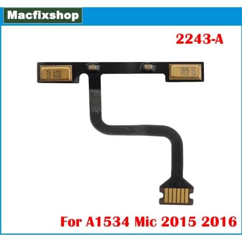 Original Laptop A1534 Mic Cable 2015 2016 Year For MacBook Retina 12" A1534 Microphone Flex Cable 2243-A 00508-A Replacement