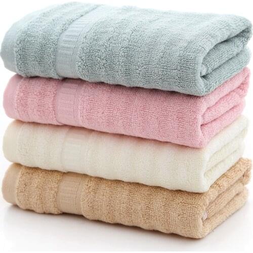 Factory direct bamboo fiber wavy hair towel gift box embroidery logo absorbent long-lasting suit