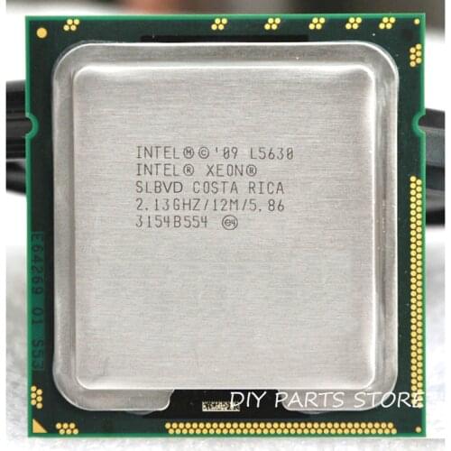 INTEL XONE L5630 CPU INTEL L5630 PROCESSOR 4 core 2.13 MHZ LeveL2 12M WORK FOR lga 1366 montherboard