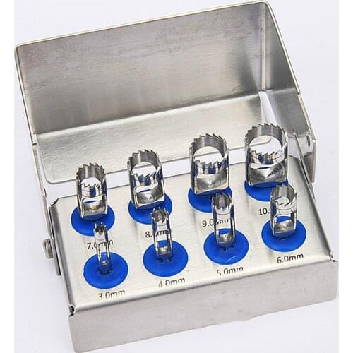 Dental Trephines Expander Drills Trimmer Graft Bone Implant Grafting Tissue Kit