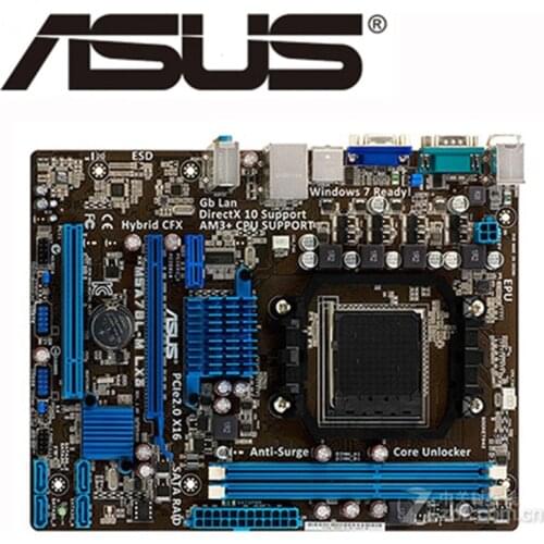 ASUS M5A78L-M LX3 Motherboard M5A78L-M-LX3 Systemboard M5A78L Socket AM3+ DDR3 16GB For AMD 760G/780L Desktop Mainboard Used