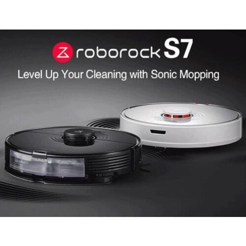 2021 Newest Roborock S7 Robot Vacuum Cleaner For Home Sonic Mopping Ultrasonic Carpet Clean Alexa Mop Lifting Upgrade For S5 Max
